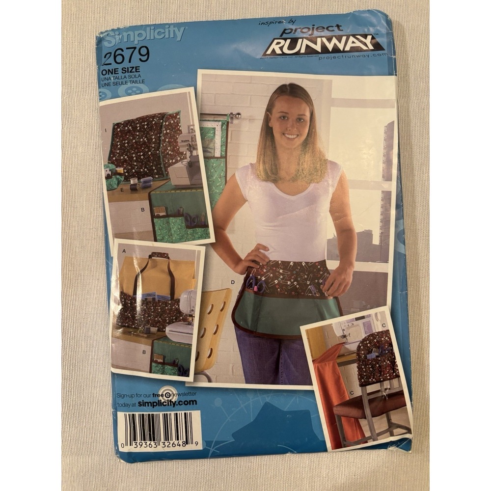 Simplicity 2679 Sewing Pattern for Sewing Room Accessories -  UNCUT